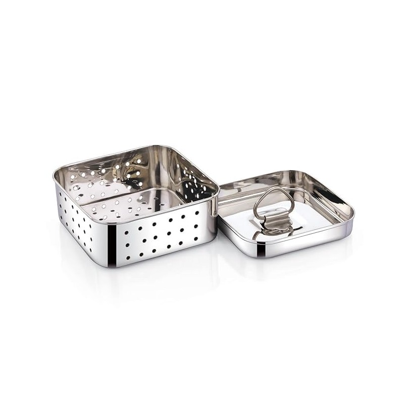 Yuktha Eternals Stainless Steel Paneer Maker Mould Medium Size, Paneer
