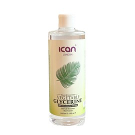 ICAN LONDON 100% Natural & Concentrate Vegetable Glycerine For softens & Moisturizes the skin (400ML)