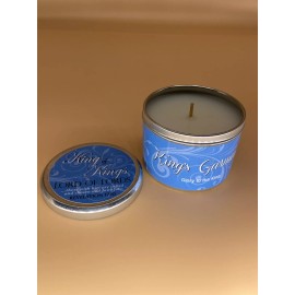 Abba Oil KING'S GARMENTS CANDLE SCRIPTURE TIN - "KING OF KINGS"
