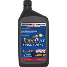 TriboDyn TRI-EX Synthetic Blend SAE 20W50 Oil (1 Quart)