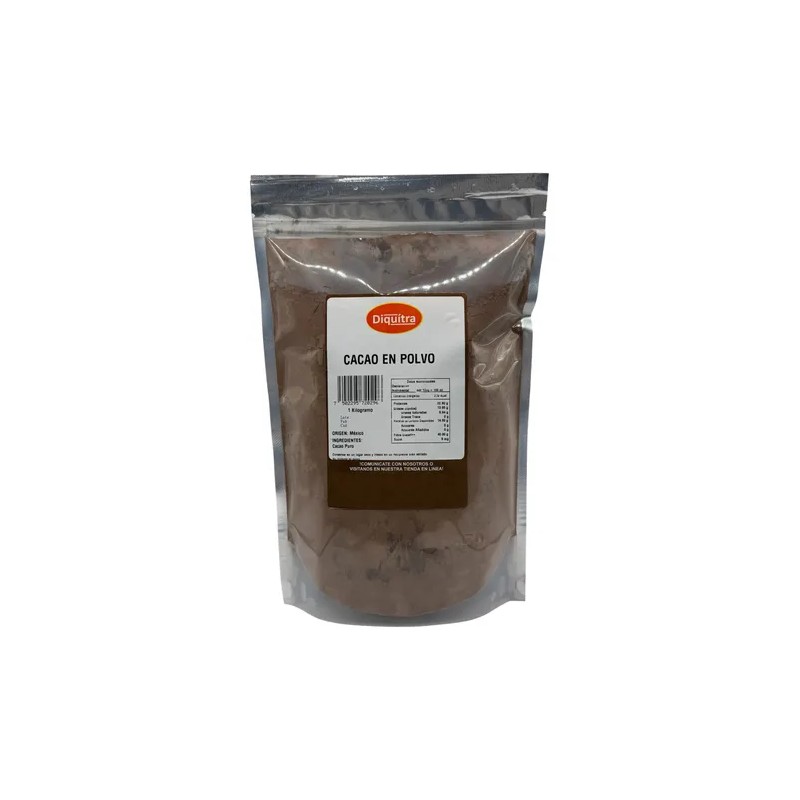 Cacao En Polvo Sin Azúcar Ideal Keto 1 Kg