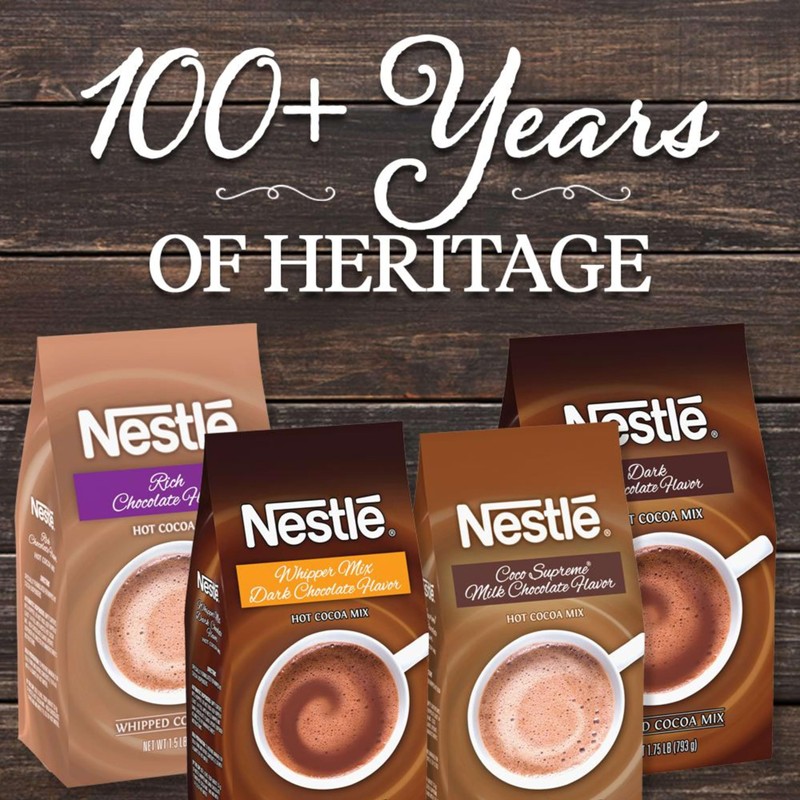 Nestle Hot Chocolate Mix, Dark Chocolate Flavor Hot Cocoa, Bulk