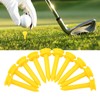 Alvinlite Golf Tees Durable Plastic Tees, 100Pcs Golfing Tees, Reduce