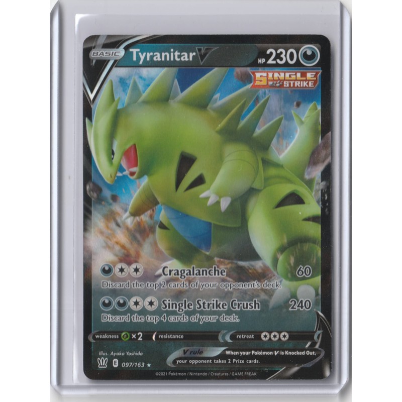 Tyranitar V - 097/163 - Ultra Rare