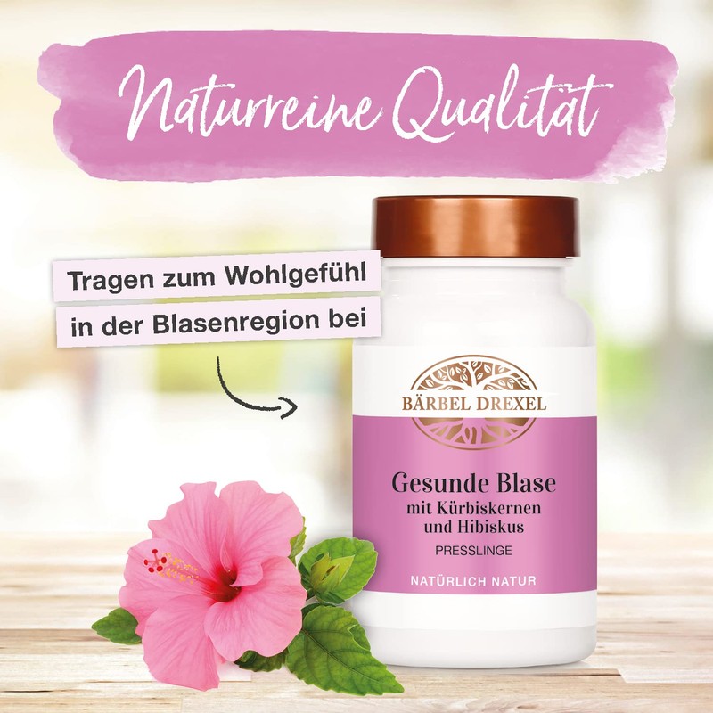 BÄRBEL DREXEL® Healthy Bladder with Pumpkin Seeds and Hibiscus Pellets