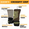 BEAR GRIP - Crossfit Grip (MicroFibre BrownGrey No-Hole, S)