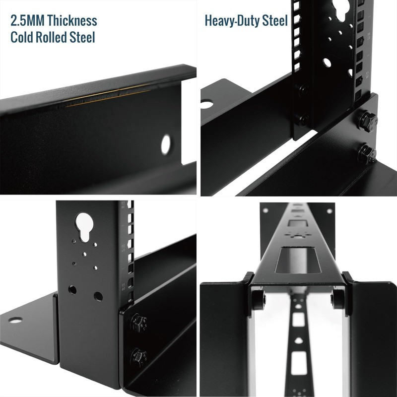 Tecmojo 38U 2-Post Open Frame Server Rack– 19" Network, Server,