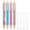 Sibba 4 Pcs Rhinestone Sparkle Pen Ballpoint Bling Crystal Diamond