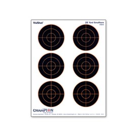Champion Traps and Targets VisiShot Bulls Target - Pack of 10 (6-3-Inch)