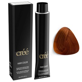 Cree Professional 8.43 - Light Golden Copper Blond Permanent Hair Color - Long Lasting, Rich Vibrant - Gray Coverage 100ml - 3.4 fl.oz.