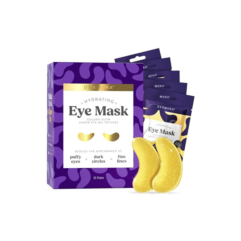 24K Gold Eye Masks - 15 Pairs | Under Eye