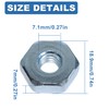 AUMEL 8 Pcs/lot Chain Sprocket Cover Bar Nut Kit for