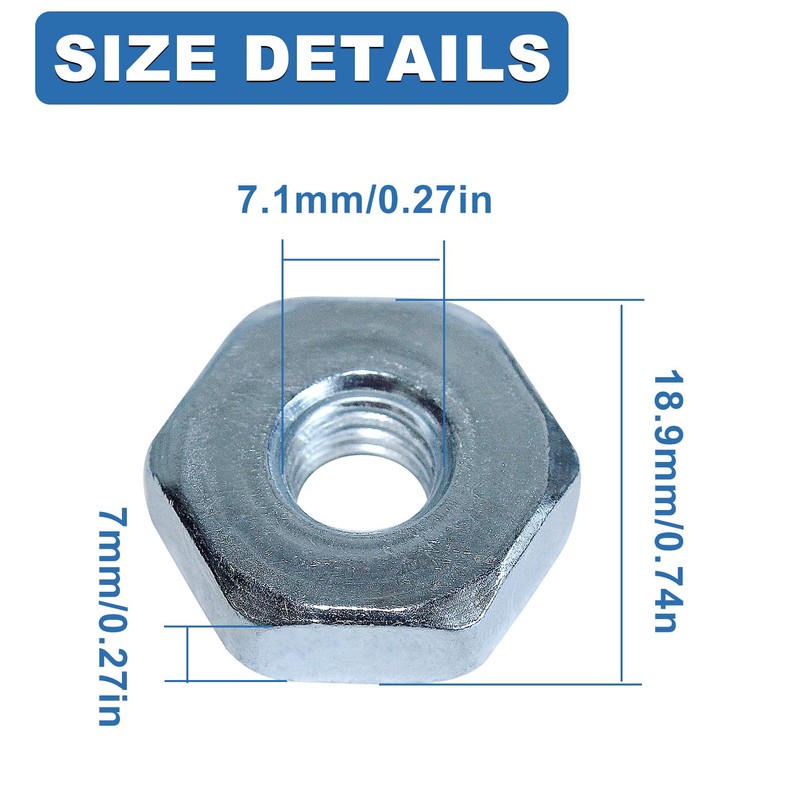 AUMEL 8 Pcs/lot Chain Sprocket Cover Bar Nut Kit for