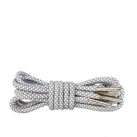 VASGO Round Shoe Laces Reflective for Sport Casual Trainer Sneakers 10 Different Lengths Thick 12 Colors (35inch/90cm, White)