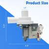 W10906604 Washer Drain Pump Assembly Replacement for Whirlpool Kenmore Amana
