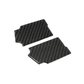 INFINAUTO 2pcs Carbon Fiber Inner Door Handle Bowl Cover Interior Accessories for Ford for Mustang 2015-2020 Black Stylish Design