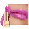 OULAC Metallic Shine Lipstick, Velvety Texture With Glossy Opaque Finish,