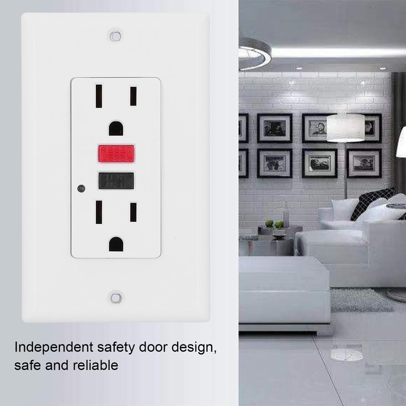 Wall Outlet American GFCI Smart Ground Fault Leakage Protection Socket