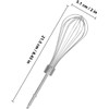 Lurrose Batidor de cable de acero inoxidable con 12 varillas