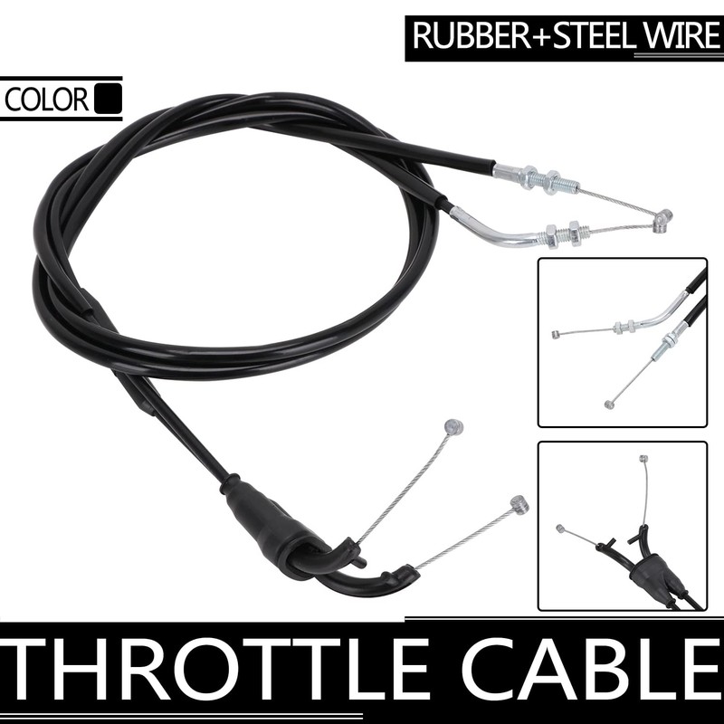 JFG RACING Motorcycle Throttle Cable for DRZ400,Dirt Bike Throttle Line