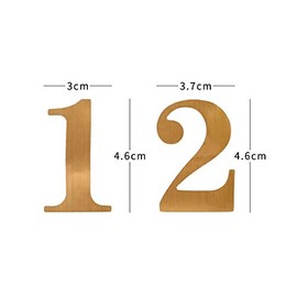 StayMax Wedding Party Number Stickers for Table Card Accessories Decorative self-adhensive Number Sticker 1-10