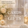 Wedding Card Box Vinyl Decal: White 6 Inch Cards &