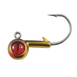 Northland Fishing Tackle Freshwater Tungsten Short Shank Fishing Jig for Bass, Walleye, Trout, and Many Others, Gold Shiner, 3/8 Oz 3/0 Hook, 2/Card