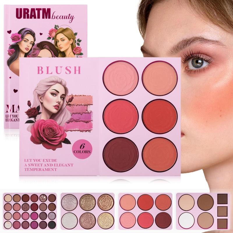5-Layer Foldable Makeup Palette Book| 67 Pro Shades Contour, Blush,