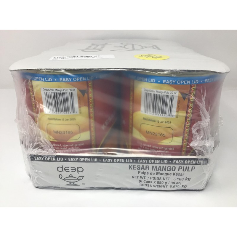 DEEP KESAR MANGO PULP (6 CANS)