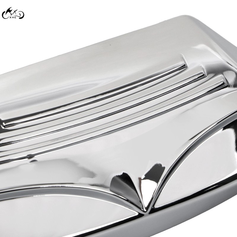 Unbranded Chrome Front Fender Mudguard Trim Tip For Harley FLHT