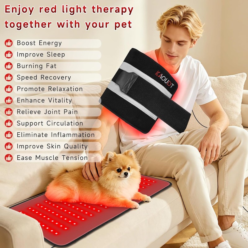 Red Light Therapy Mat for Body, FSA&HSA Red Light Pad,