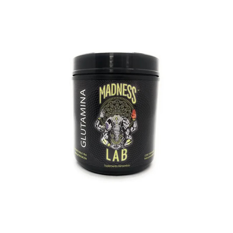 Madness Lab Glutamina 500 Gr Polvo X 2 Botes