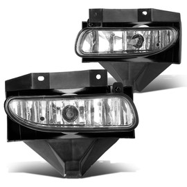 DNA MOTORING FL-ZTL-115-CH Luz antiniebla para el lado del conductor y del pasajero mejora la visibilidad [compatible con Ford Mustang GT]