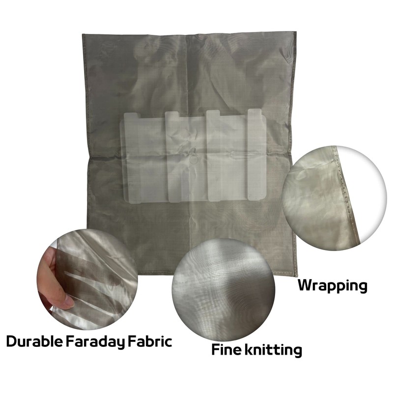 Faraday Copper Fabric WiFi Router Cover Faraday Cage Blocking EMF