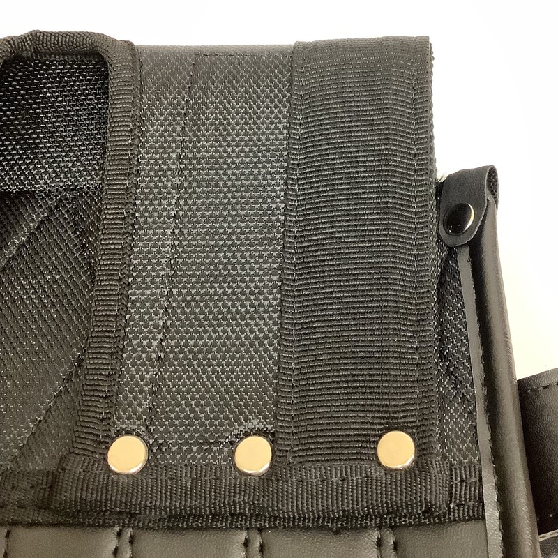 Kozuchi KNR-13MBK Worktime Radical Waist Bag, 2 Tiers, Universal Type,