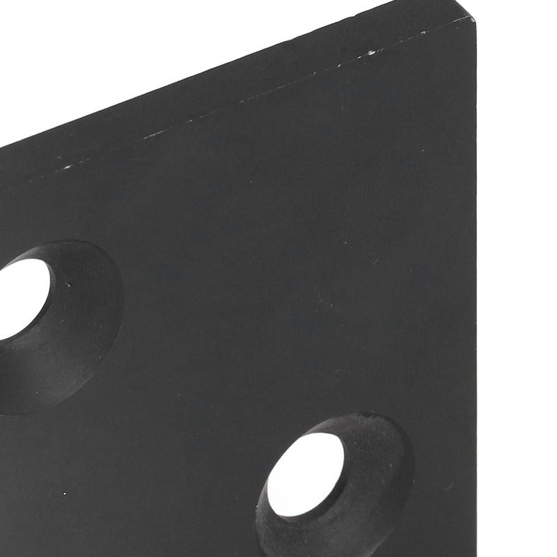 5Pcs Profile End Caps Double Slots Aluminum Alloy Cover Plate
