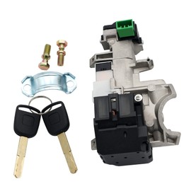 Ignition Switch Lock Cylinder Assembly Fits for Honda Accord CRV Civic Odyssey FIT 2003-2008 with 2 Keys (ID48 chip) Replace 06350-SAA-G30 35100-SDA-A71