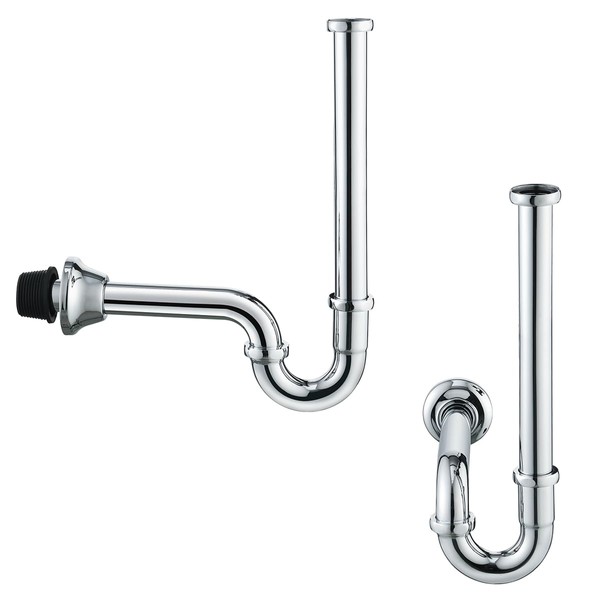 RANDOM Brass P Trap Bathroom Sink U-Shape 1-1/4 inch Sink