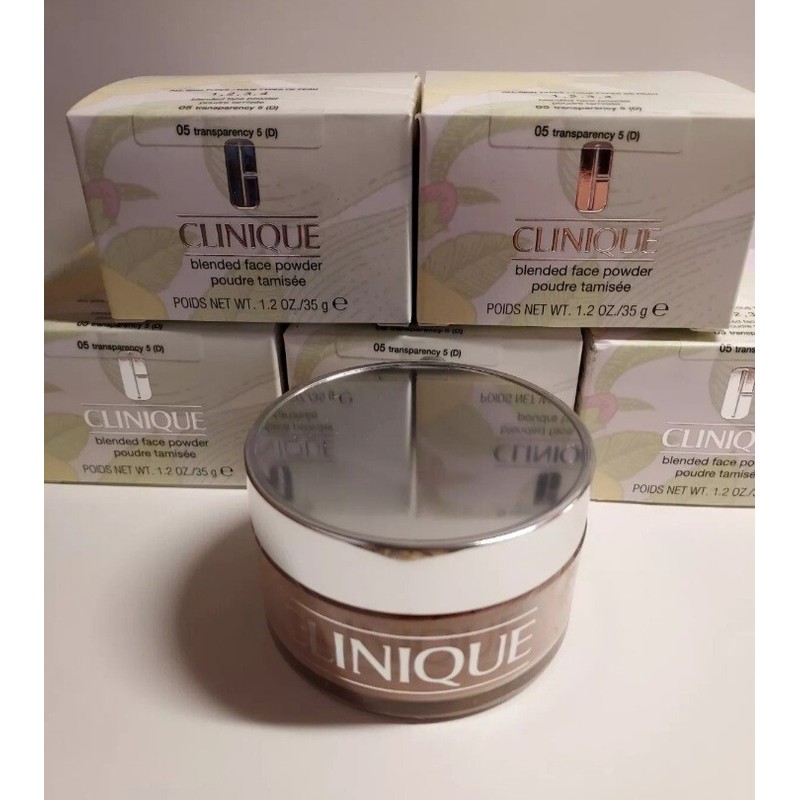 CLINIQUE Blended Face Powder and Brush *05 TRANSPARENCY BRONZE* /