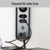 brennenstuhl® Estilo Corner Socket Strip 4-Way with USB A and