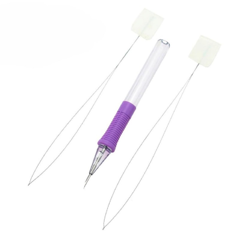 Aguja Mágica para Bordar Punch Needle, Pluma Fija Set.