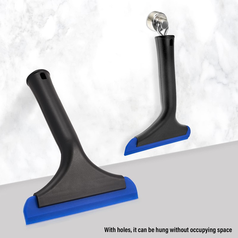 Gomake Small Silicone Squeegee Window Shower Squeegee Tool,Auto Water Blade