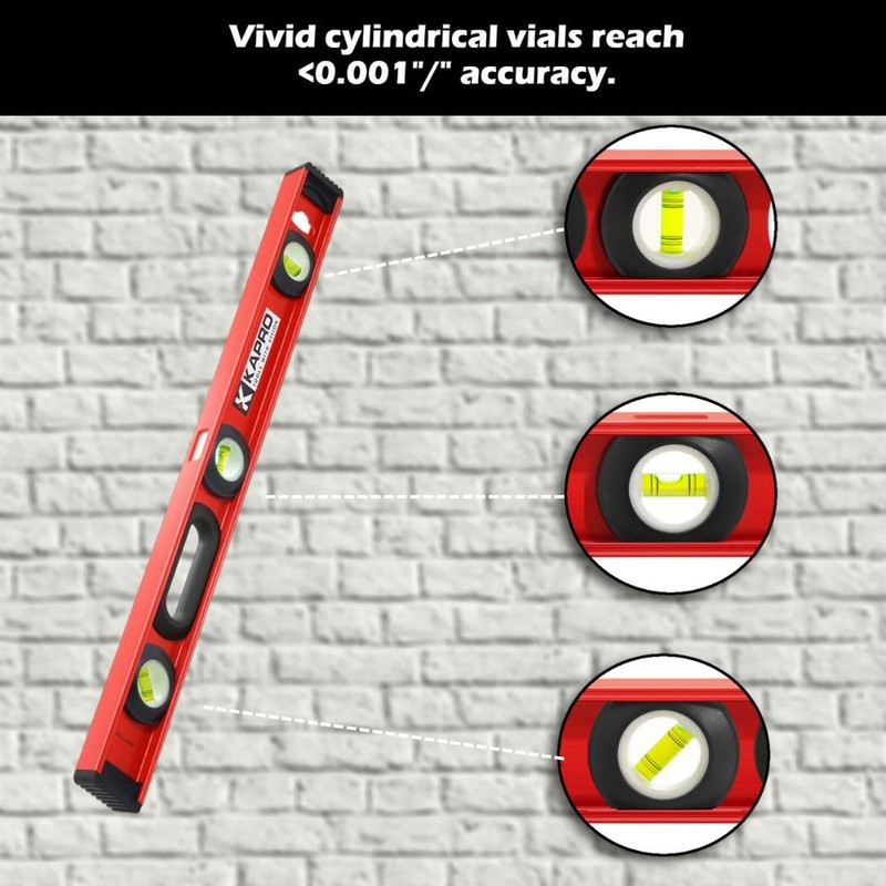 Kapro - 175 MaxPro Heavy Duty I-Beam Level - Features