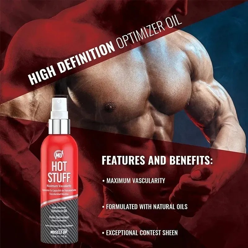 Hot Stuff 4oz Vascularidad Maxima Aceite Gym Original Full