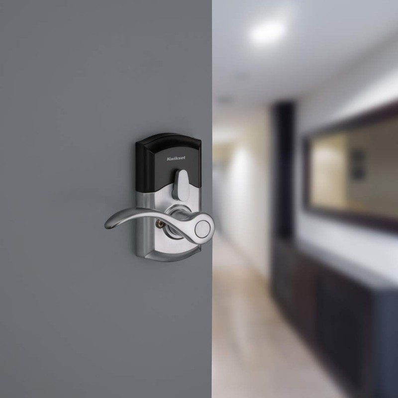 Kwikset SmartCode 955 Pembroke Light Commercial 10-Button Keypad Electronic Lever,