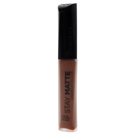 Rimmel London Stay Matte Liquid Lip Color with Full Coverage Kiss-Proof Waterproof Matte Lipstick Formula that Lasts 12 Hours - 731 Scandalous, .21oz