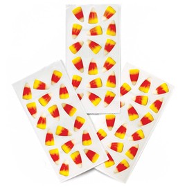 Paper House Productions Spooky Season Pack of 3 Sticker Half-Sheets for Crafts, Scrapbooking & Collecting - Candy Corn