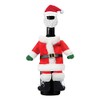 Santa Wine Bottle Outfit Felt Hostess Gift