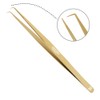 90° Angular Volume Tweezers (Golden Titanium Coated.)