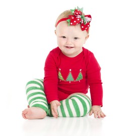 juDanzy Large Jolly Christmas Hair Bow Clip